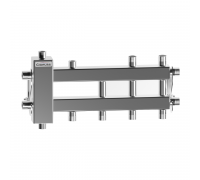 Балансировочный коллектор BMSS-40-4D (до 40 кВт, все контуры G ¾″, 4D-кронштейны K.UMS, подключение термодатчика)